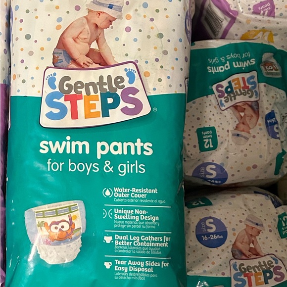 3 pack Gentle Steps Swim Pants - Picture 3 of 8